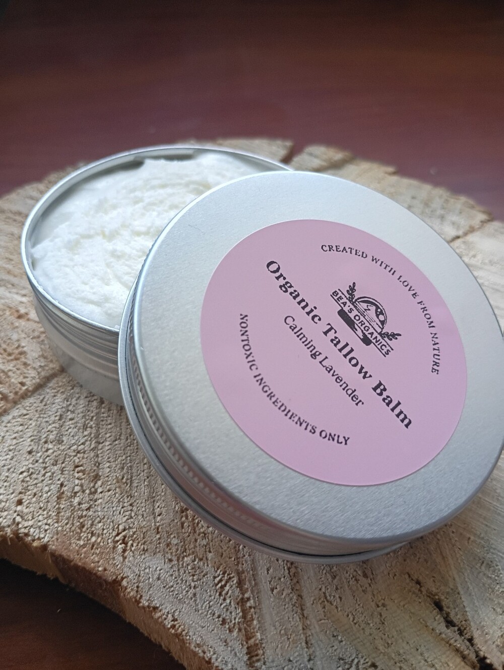 New!  Organic Lavender Tallow Balm - Cream Moisturizer